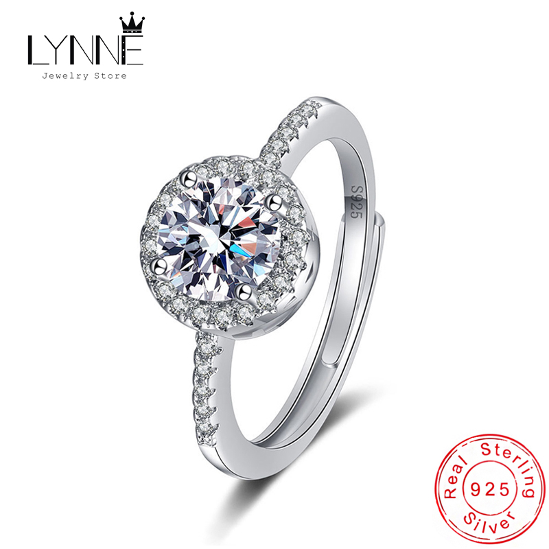 Wedding Z - Nieuwe 925 Sterling Zilver Ronde AAA