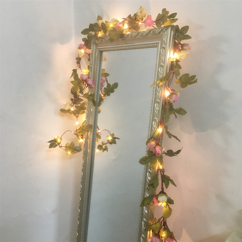 Wedding Arch Flower - DACHAN HANDGEMAAKTE 2.2 M 25 LEDs
