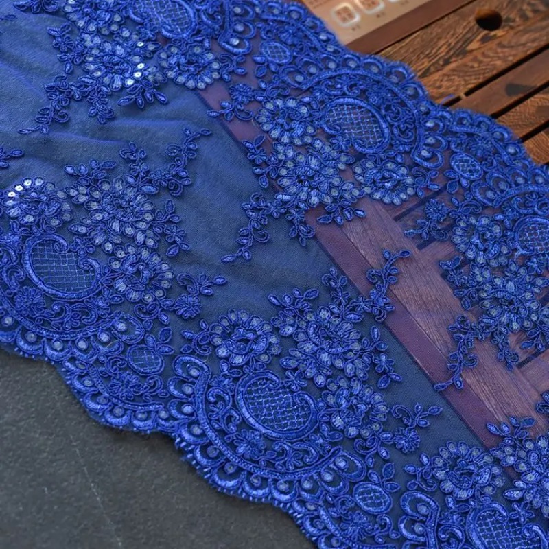 Table Runner Sequin - Hoge kwaliteit veelkleurige pailletten kantstof voor