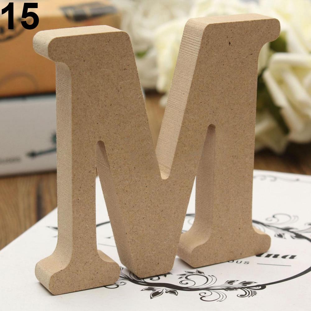 Wedding Z - 10Cm Vrijstaande A-Z Houten Letters Alfabet