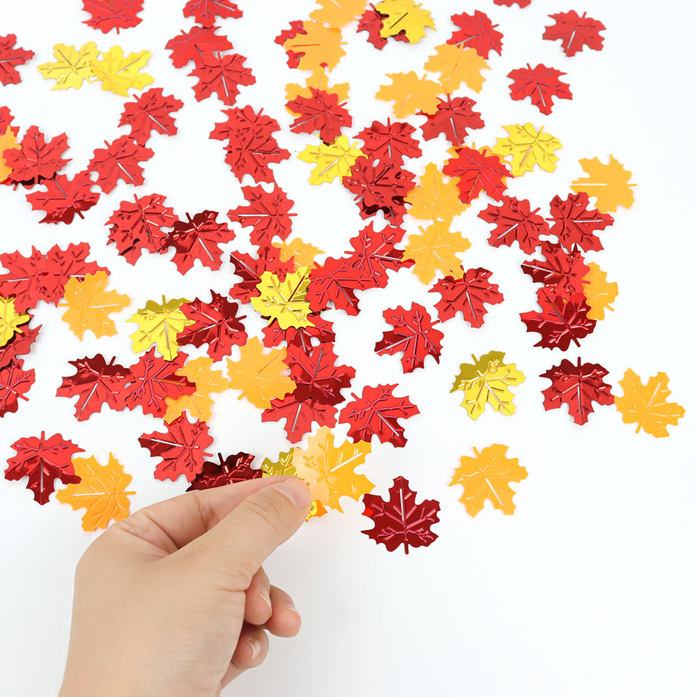 15g Herfst Glitter Esdoorn Bla - Table Runner Sequin recensie en prijs