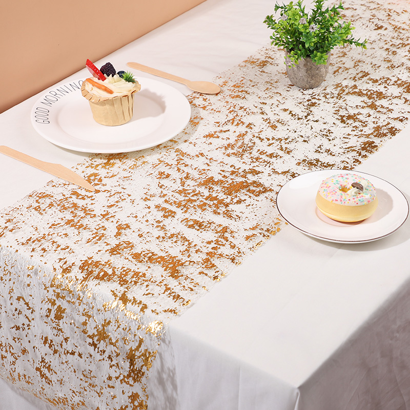 Metallic Gold Tafelloper Paill - Table Runner Sequin recensie en prijs