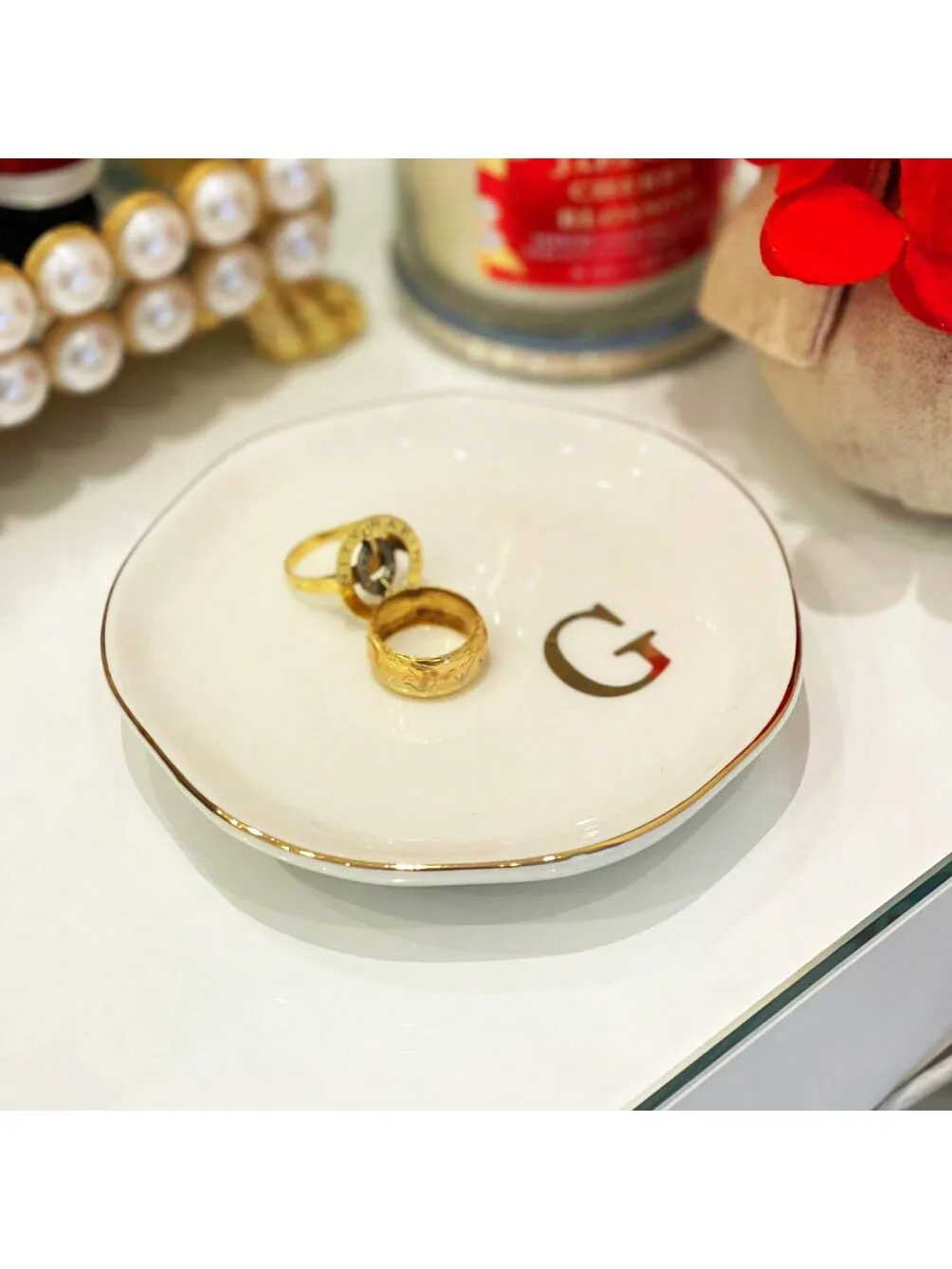 Initialen Ring Schotel Sierade - Wedding Z recensie en prijs