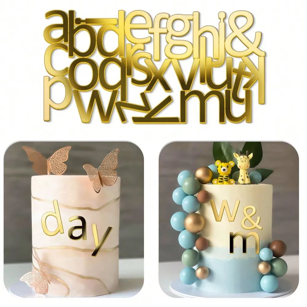 1set Gouden Spiegel Acryl A-Z  - Wedding Z recensie en prijs