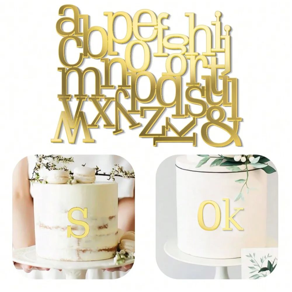 1set Gouden Spiegel Acryl A-Z  - Wedding Z recensie en prijs