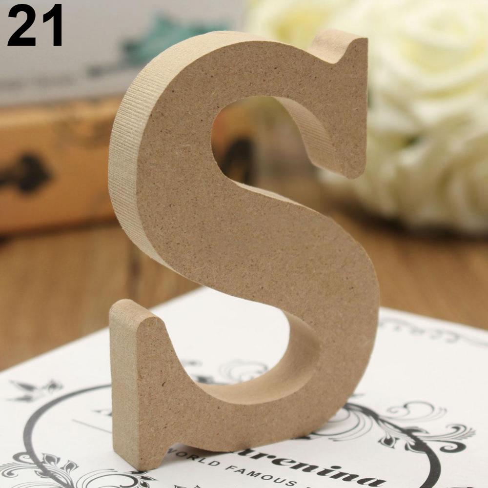 10Cm Vrijstaande A-Z Houten Le - Wedding Z recensie en prijs