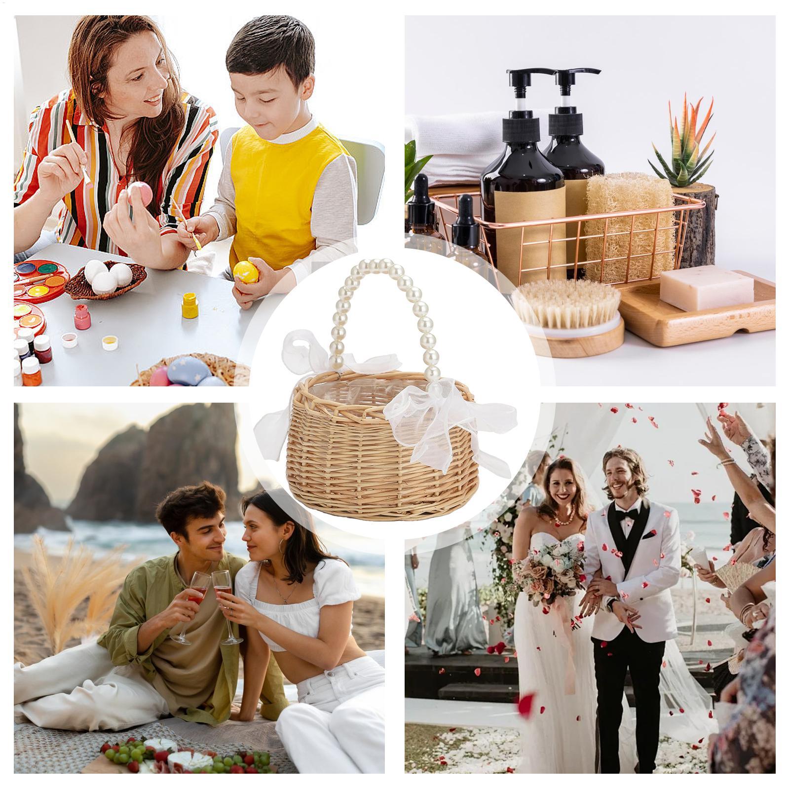 Een handgeweven mand van wicke - Wedding Hampers recensie en prijs