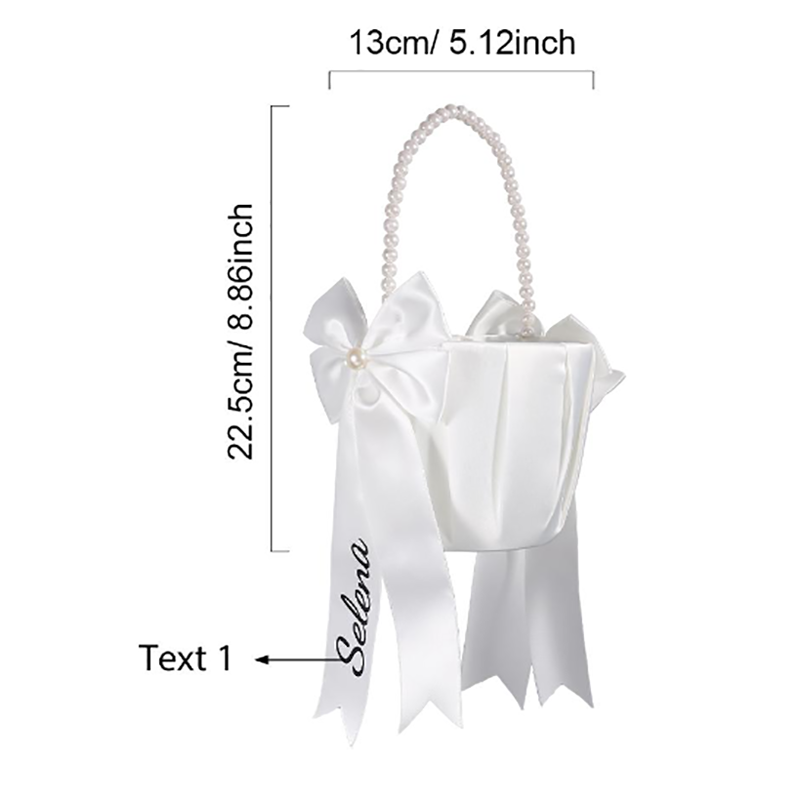 Aangepaste naam bloemenmeisje  - Wedding Hampers recensie en prijs
