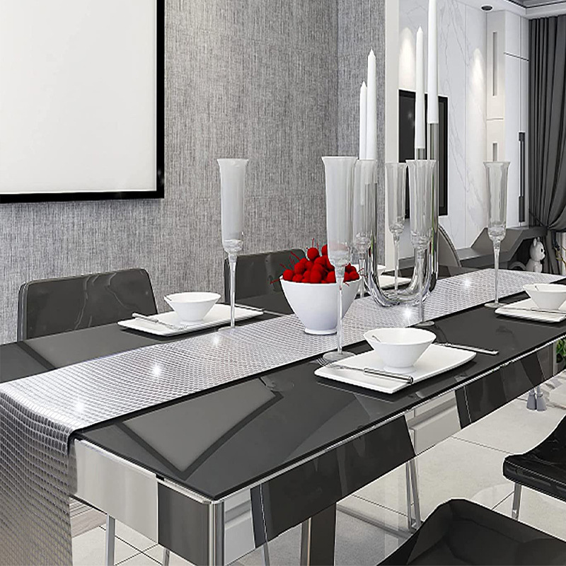 Glanzende spiegel goud/zilverf - Table Runner Sequin recensie en prijs