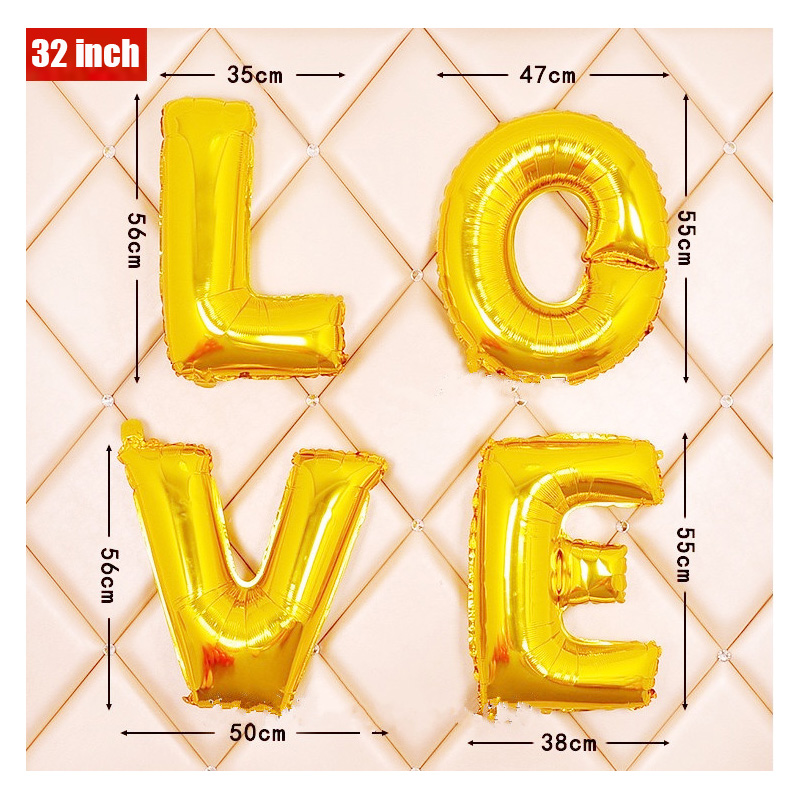 16 32 40 Inch Folie Letter Bal - Wedding Z recensie en prijs