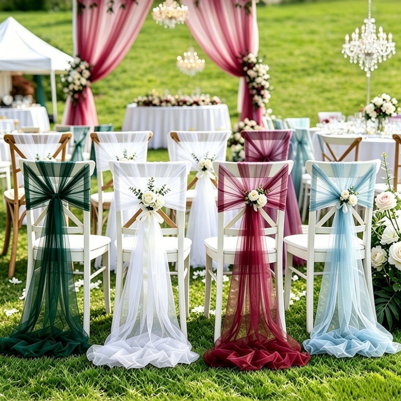 Romantische Zwitserse tule sto - Wedding Ceremony Supply recensie en prijs
